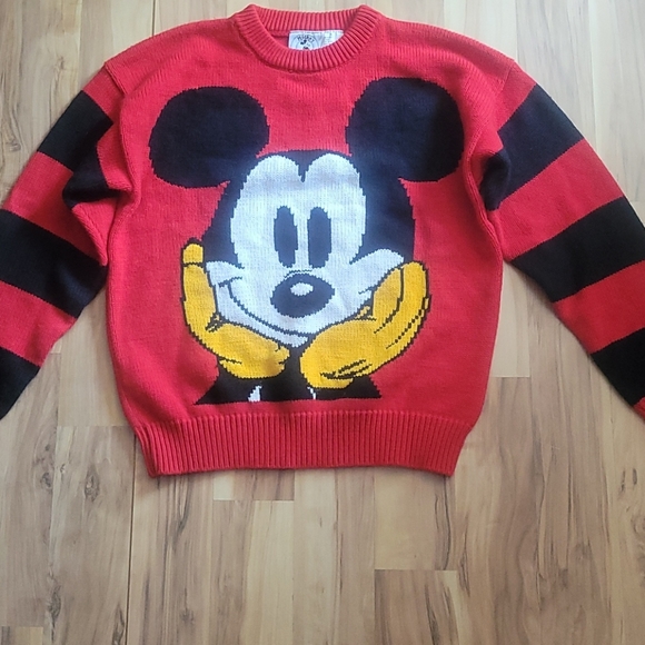 Vintage 90s Mickey Mouse Sweater S - Picture 3 of 11